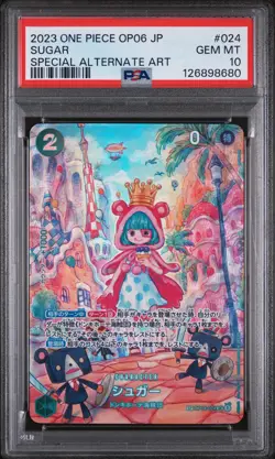 PSA 10 - Sugar - OP04 024 SP OP06 - Japanese One Piece Card Wings of the Captain - Image 1