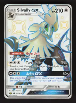Silvally GX SV79/SV94 Pokemon Hidden Fates Holo Full Art Card - Image 1
