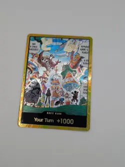 One Piece TCG Gold Dracule Mihawk DON!! OP14 THE AZURE SEA'S Card Game CCG Eng - Image 1