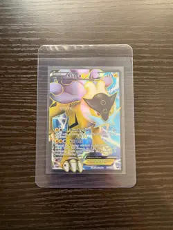 Pokemon TCG 2012 Raikou EX Full Art Ultra Rare card 105/108 Dark Explorers Clean - Image 1