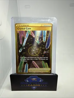 Pokemon TCG Crystal Cave Evolving Skies Holo Card 230/203 Secret Rare - Image 1