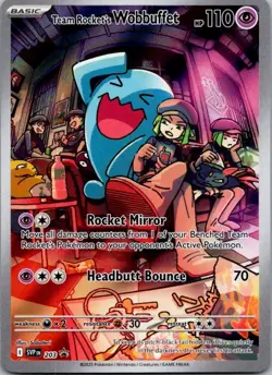 Team Rocket's Wobbuffet Promo SV: Scarlet & Violet Promo Cards 203 NM - Image 1