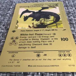 Shining Charizard 100HP Three Star ( secret) Rare Gold Foil Card - Image 2