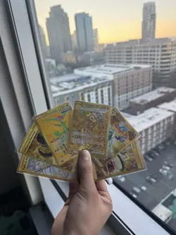 Pokemon Gold Card Trainer Lot SWSH, SV, SM, 6 Cards NM-LP English Full Arts - Image 1