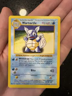 Wartortle - 42/102 - Pokemon Base Set Shadowless Card WOTC - Image 1