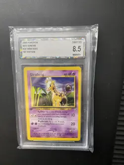 Girafarig 1st Edition Neo Genesis Set - Pokemon Card 58/111 CGA 8.5 - Image 1