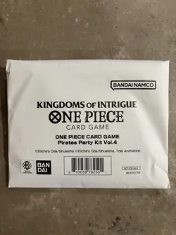 One Piece Card Game Kingdoms of Intrigue Pirates Party Kit Vol 4 Factory Sealed - Image 1