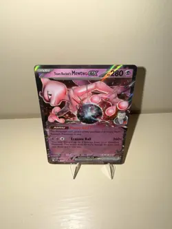 Team Rocket's Mewtwo ex 205 Sv: Scarlet & Violet Promo Cards Holo - Image 1