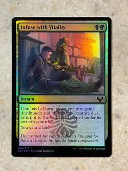 MTG NM Infuse with Vitality Foil [Strixhaven] - Image 1