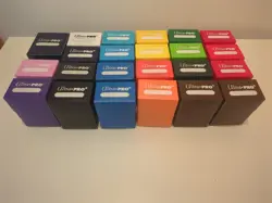 Lot Of 23 Ultra Pro 80+ & 100+ Ct Deck Boxes - Image 1