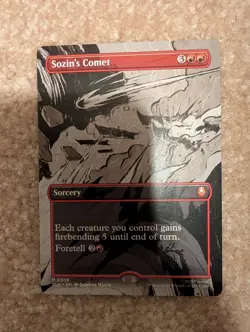 MTG Sozin's Comet (0309) (Borderless) Non-Foil NM Avatar: The Last Airbender - Image 1