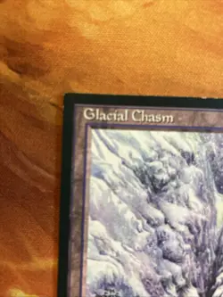 MTG Glacial Chasm Ice Age Very Lightly Played Condition Rare Land Vintage!!! - Image 3