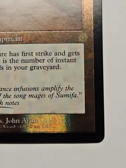 Magic MTG - Runechanter's Pike Brothers' War Retro Artifact #111 Serial 478/500 - Image 5