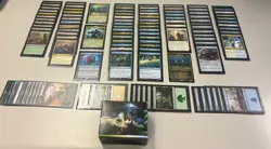 MTG- Murders at Karlov Manor Commander Deck - Deep Clue Sea Sleeved - Image 1