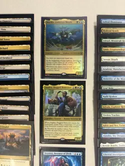 MTG- Murders at Karlov Manor Commander Deck - Deep Clue Sea Sleeved - Image 2