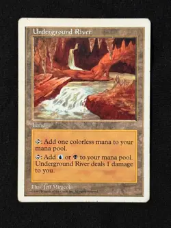 MTG - Underground River - 5th Edition Core Set - 1x - LP (Magic: The Gathering) - Image 1