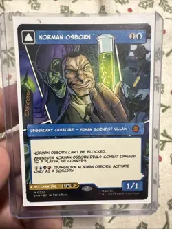 Norman Osborn - Green Goblin MTG Spider-Man Borderless M0220 NONFOIL Mythic - Image 1
