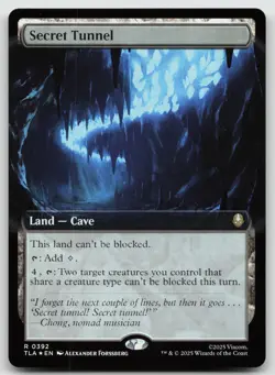 Secret Tunnel (Extended Art) R Foil Avatar: The Last Airbender 392 NM - Image 1