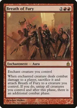 MTG - Breath of Fury - Ravnica: City of Guilds - Magic the Gathering - Image 1