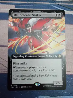 Mai, Scornful Striker - Extended Art - Avatar: The Last Airbender - NM-Mint - Image 1