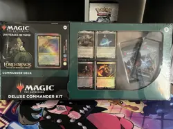 Magic the Gathering Deluxe Commander Deck Kit Riders Of Rohan Lord Of The Rings - Image 1