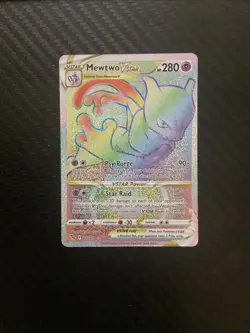 Pokemon TCG Mewtwo VSTAR Holo Ultra Rare Card Pokemon Go 079/078 Near Mint - Image 1