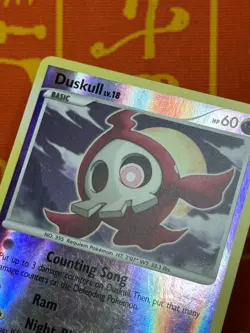 POKEMON TCG DUSKULL SH2 REVERSE HOLO SHINY SECRET RARE LP STORMFRONT - Image 3