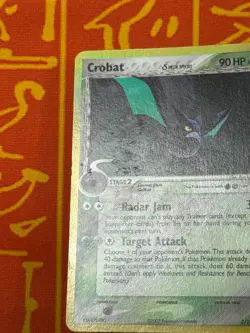 POKEMON TCG CROBAT 2/113 HOLO RARE MODERATE PLAY EX DELTA SPECIES - Image 4