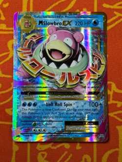 POKEMON TCG MEGA M SLOWBRO EX 27/108 HOLO RARE EXCELLENT EVOLUTIONS - Image 1