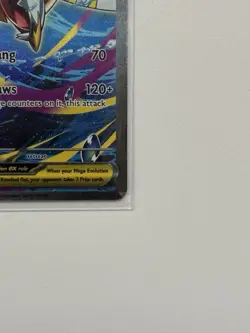 2025 Pokemon Phantasmal Flame Mega Sharpedo ex Special Illustration Rare 127/094 - Image 4