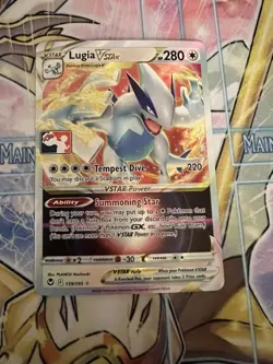 Pokemon Lugia VSTAR Prize Pack Series Ultra Rare 139/195 NM - Image 1