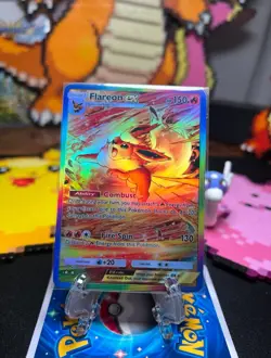 Pokemon TCG Pocket | Flareon Illustration Rare *Custom Card* - Image 1