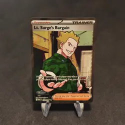 Lt. Surge's Bargain Ultra Rare ME01: Mega Evolution 170/132 NM POKEMON TCG - Image 1