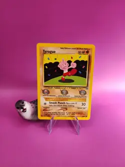 Tyrogue Pokemon TCG 66/75 Neo Discovery Regular Vintage Card With Free Shipping - Image 1