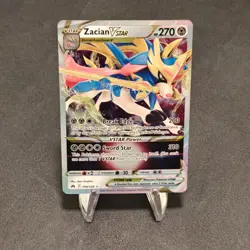 Zacian VSTAR Ultra Rare Crown Zenith 096/159 NM POKEMON TCG - Image 1