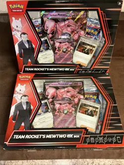 Pokemon TCG - Team Rocket's Mewtwo EX Box Lot X 2 - Brand New / Sealed Free Ship - Image 2