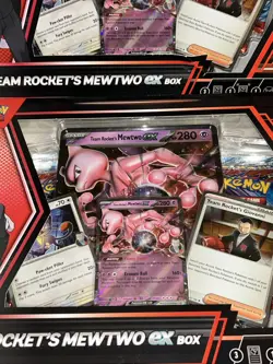 Pokemon TCG - Team Rocket's Mewtwo EX Box Lot X 2 - Brand New / Sealed Free Ship - Image 4