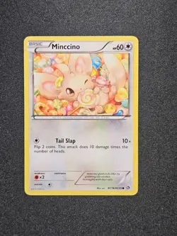 Pokemon TCG Minccino RC18/RC25 Radiant Collection Legendary Treasures Reverse - Image 1