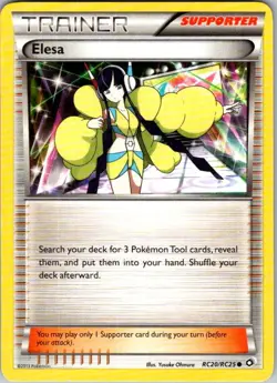 Pokemon | Legendary Treasures: Radiant Collection | Elesa | RC20/RC25 | Holo | L - Image 1