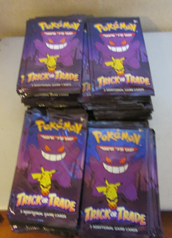 90 PACKS 2020 POKEMON TRICK OR TRADE CARDS 3 IN PACK - Image 1