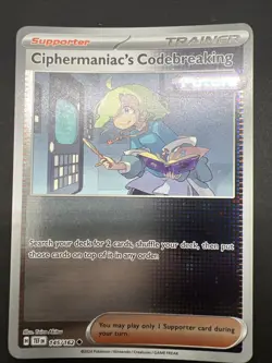 Reverse Holo Ciphermaniacs Codebreaking 145/162 Temporal Forces Pokemon - Image 1