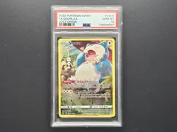 Pokemon Lost Origin Trainer Gallery Full Art SNORLAX Ultra Rare TG10 PSA 10 - Image 1