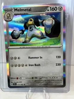 Melmetal 117/162 RARE HOLO Temporal Forces Pokemon TCG MINT - Image 1