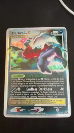 POKEMON DARKRAI LV X #104 GREAT ENCOUNTERS - GREAT CONDITION MINIMAL WHITING - Image 1