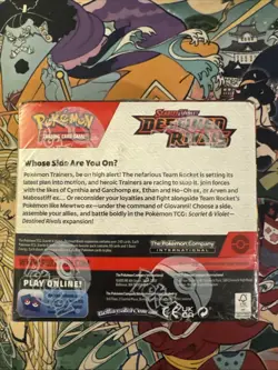 Pokemon TCG Destined Rivals Booster Box (36 Packs sealed) Unsealed Box ✅ - Image 3