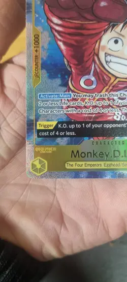 One Piece -Monkey D Luffy - OP07-109 Parallel Alt Art - 500 Years in the Future - Image 5