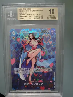 Special Alternate Art Boa Hancock One Piece OP09 Japanese SP OP07-051 SR BGS 10 - Image 1