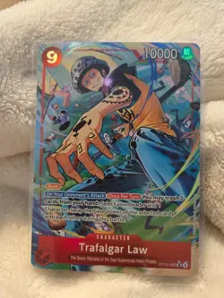 Trafalgar Law (Alt Art) OP14-009 SR THE AZURE SEA'S SEVEN English - Image 1