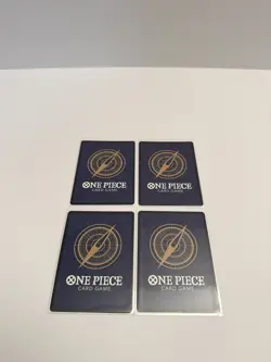 4x PLAYSET English One Piece Yamato OP13-054 Carrying On His Will Foil SR - Image 2