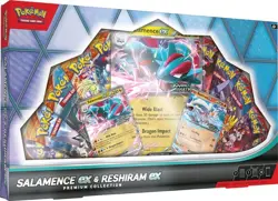 POKEMON SALAMENCE & RESHIRAM EX PREMIUM COLLECTION 6 BOX CASE BLOWOUT CARDS - Image 1